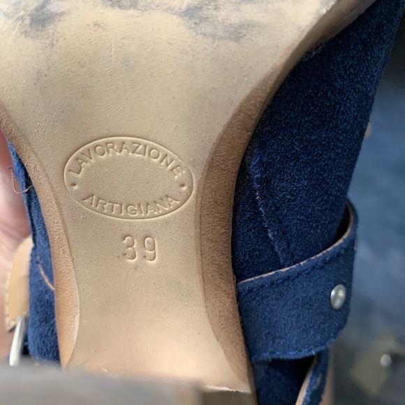$78🔥Navy suede boots size 39 or 8.5 US - Picture 6 of 7